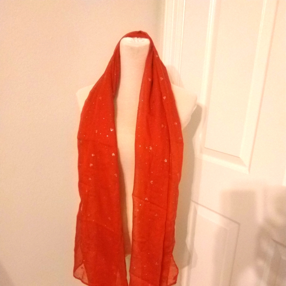 Red Coline Scarf